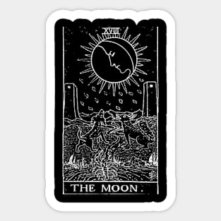 The Moon Tarot Card Sticker